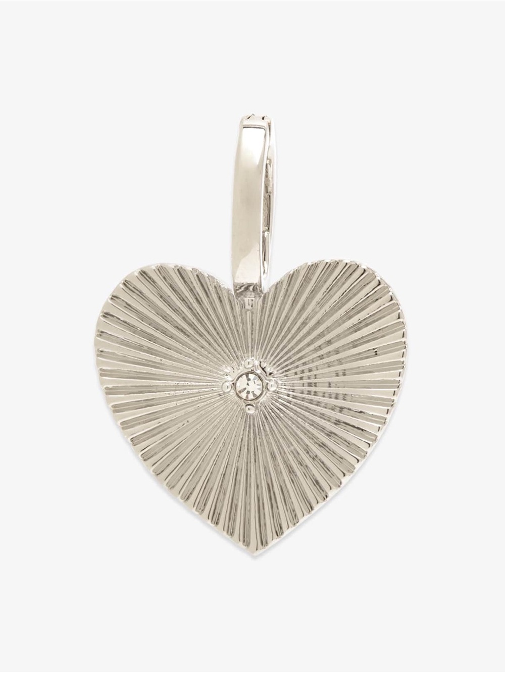 Pura Vida Silver Harper Statement Heart Charm